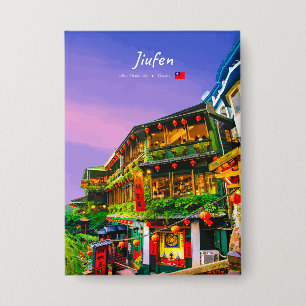 Badge Jiufen, Taïwan - Ancienne Maison de Thé