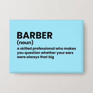 Badge Jointure de définition de barbier