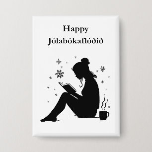 Badge Jolabokaflod - Inondation de livres en Islande