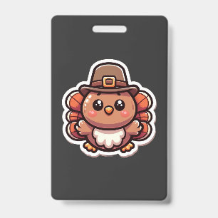 Badge Jolie dindon trottin'