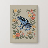 Jolie fleur grenouille bleue crapaud dart poison G