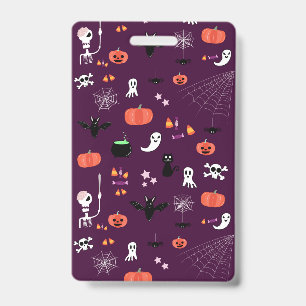 Badge Jolie Halloween créatif et effrayant