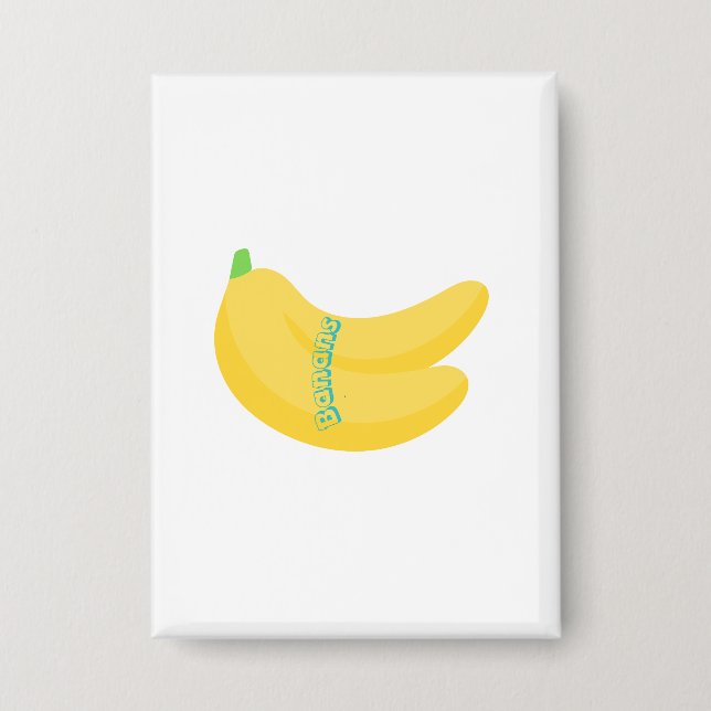 Badge Jolie illustration de fruits / Esthétique de la no (Recto)