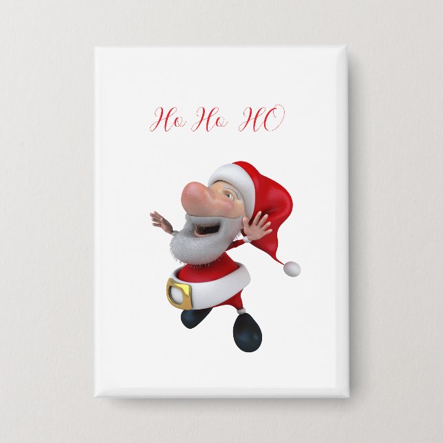 Badge Jolly Santa Ho Ho  (Recto)