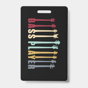 Badge Joueur de basse
