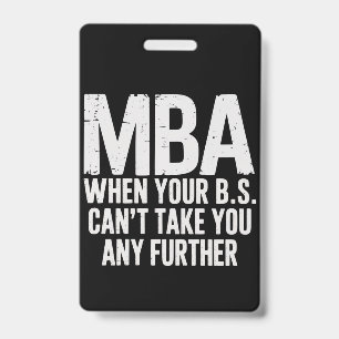 Badge Journée de remise des diplômes de maîtrise MBA drô