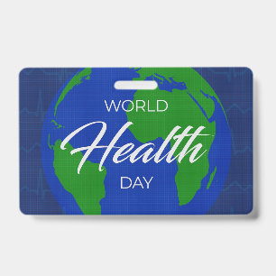 Badge Journée mondiale de la santé