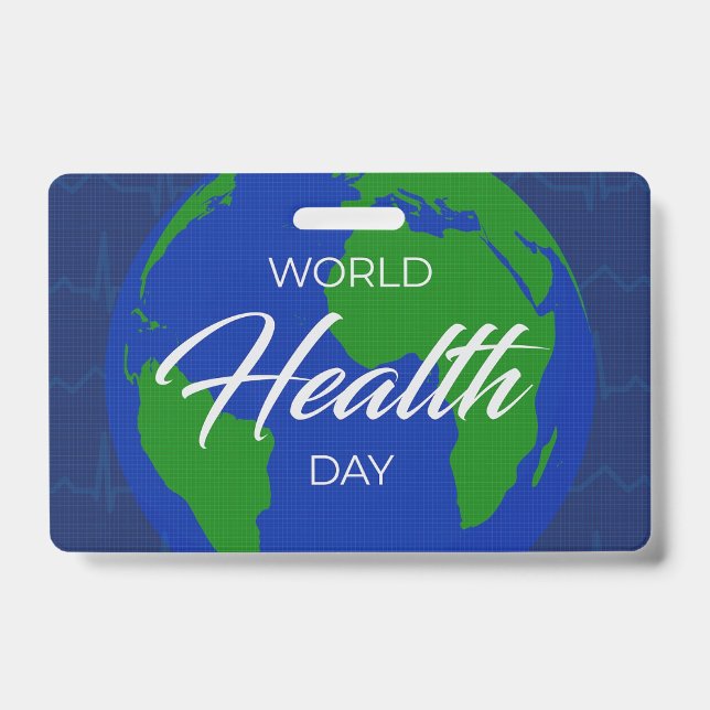 Badge Journée mondiale de la santé (Avant)