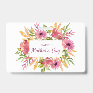 Badge Joyeux cadeau de la fête des mères