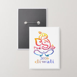 Badge Joyeux Diwali 2026 - Essentiel du festival indien