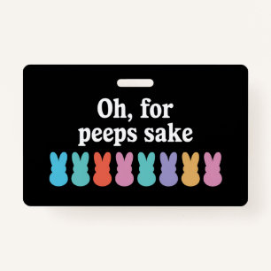 Badge Joyeux Lapin de Pâques Carnaval chrétien religieux