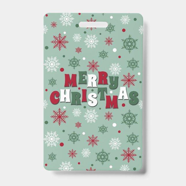 Badge Joyeux Noël (Avant)