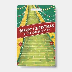 Badge Joyeux Noël Emerald City