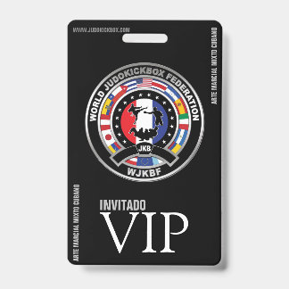 Badge JUDOKICKBOX - Identifiant Vip