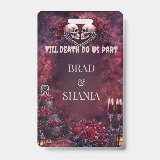 Badge Jusqu'à ce que la mort nous sépare (Avant)