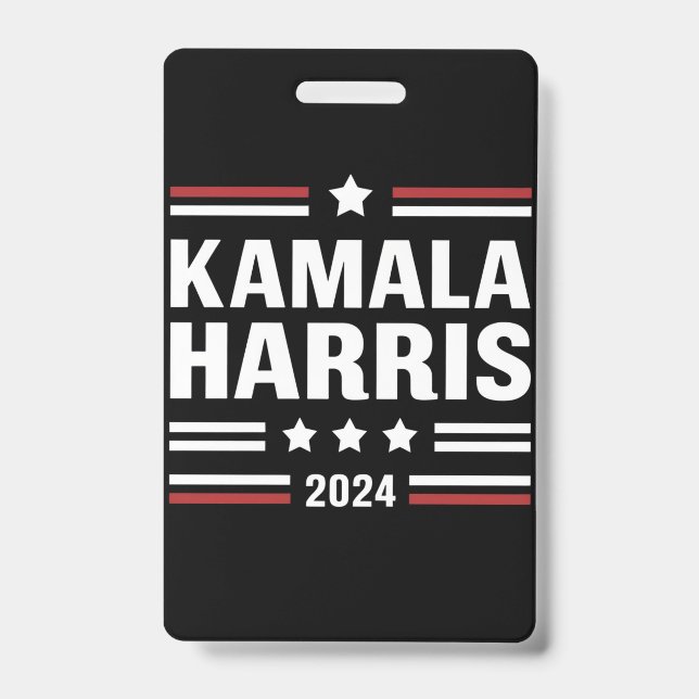 Badge Kamala Harris pour le peuple 2024 Président (Avant)