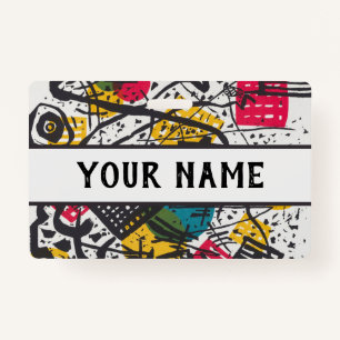 Badge Kandinsky Small Worlds V Classic Abstrait