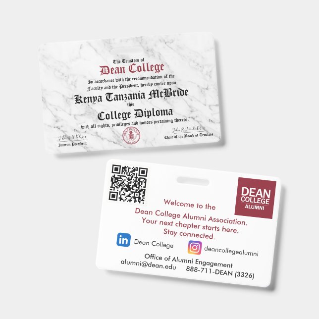 Badge Kenya Tanzanie McBride (Avant & arrière)