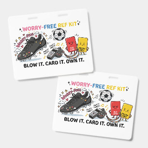 Badge Kit de réf arbitre sans souci — Arbitre de footbal