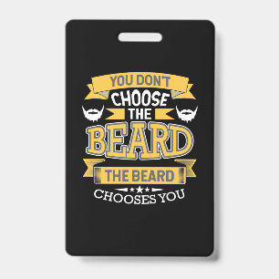 Badge La Barbe Vous Choisit