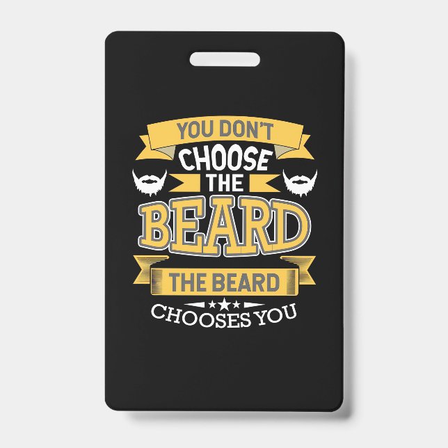 Badge La Barbe Vous Choisit (Avant)
