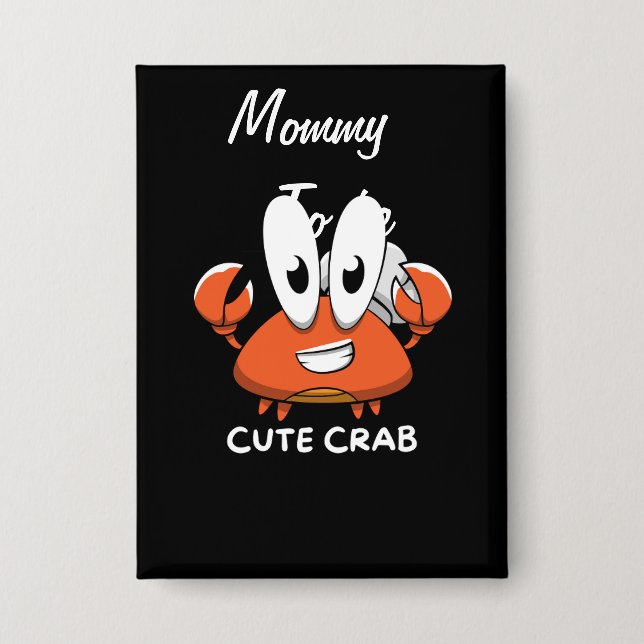 Badge La Cutie Crabtastique. (Recto)