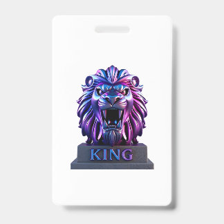 Badge La face de lion