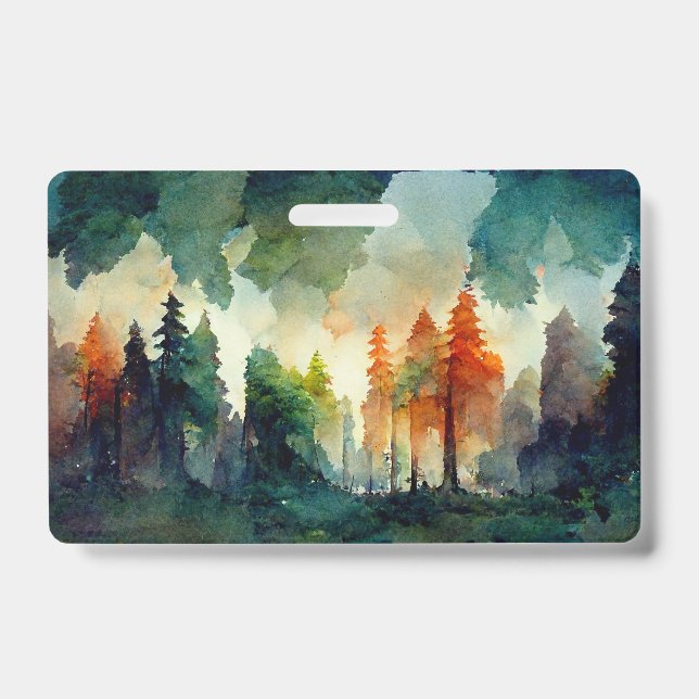 Badge La forêt (nature) (Avant)