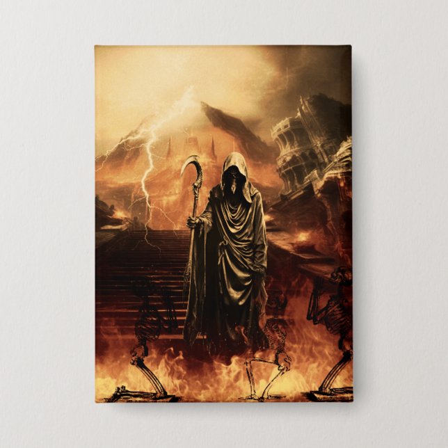 Badge La mort n'a aucune miséricorde (Recto)