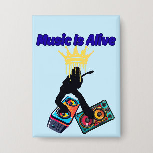 Badge La musique est vivante