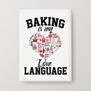 Badge La pâtisserie est mon langage de l'amour - Boulang