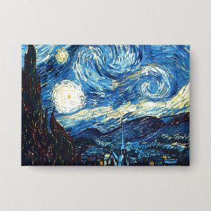 Badge La peinture de Vincent van Gogh, Nuit étoilée,