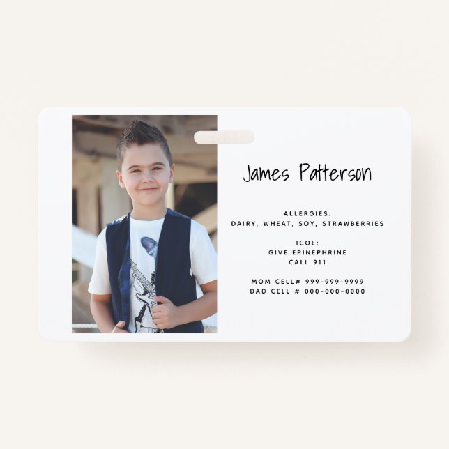 Badge La photo faite sur commande badine l'insigne (Devant)