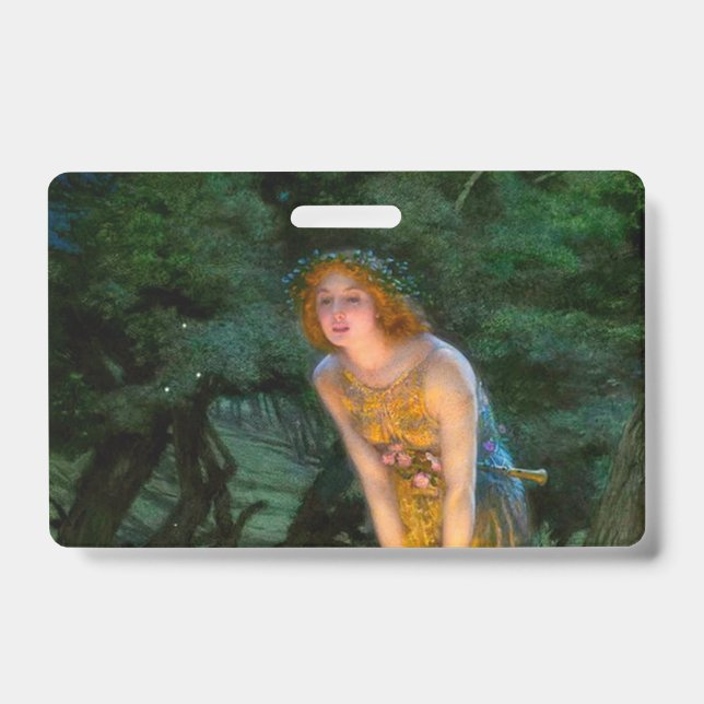 Badge La veille de la Saint-Jean Edward Robert Hughes (Avant)
