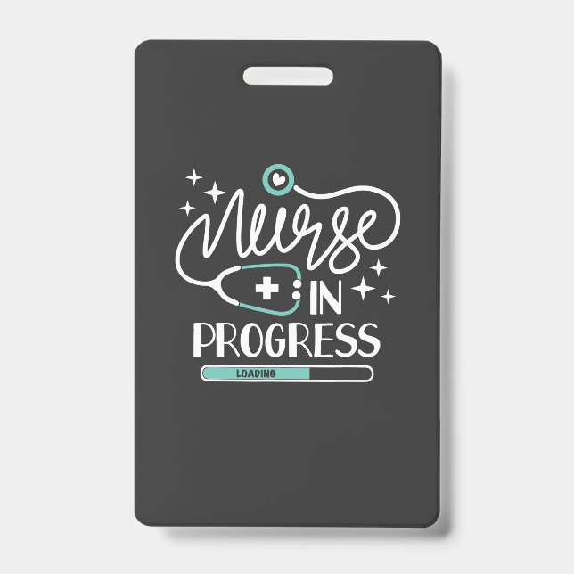 Badge La vie de l'infirmière | Infirmière en formation (Avant)