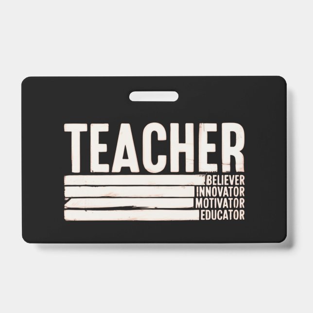 Badge La vie d'enseignant rentrée scolaire  (Avant)