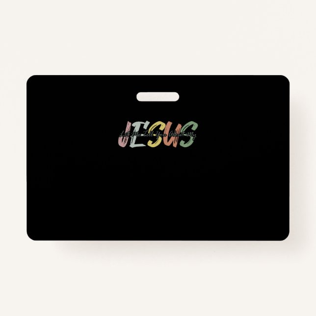 Badge Laisse-Moi Te Dire Bout Mon Jésus Bible Chrétienne (Devant)