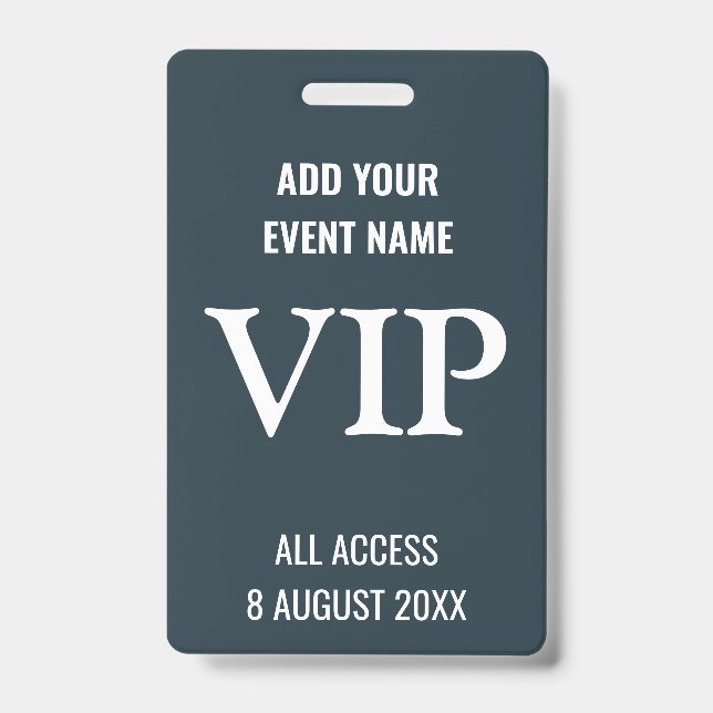 Badge Laisse VIP Backstage Pass Festival de Musique (Avant)