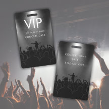 Laisser-passer VIP d'accès total au concert sur me