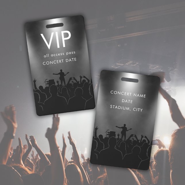 Badge Laisser-passer VIP d'accès total au concert sur me (Créateur téléchargé)