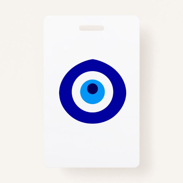 Badge L'amulette turque a appelé Nazar (Devant)