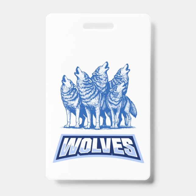 Badge Lancers de Coussin par des Loups  (Avant)