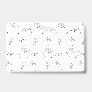 Badge Langue, Gris de colombe