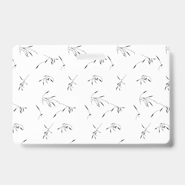 Badge Langue, Gris de colombe (Avant)