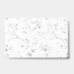 Badge Langue, Nuage Gris