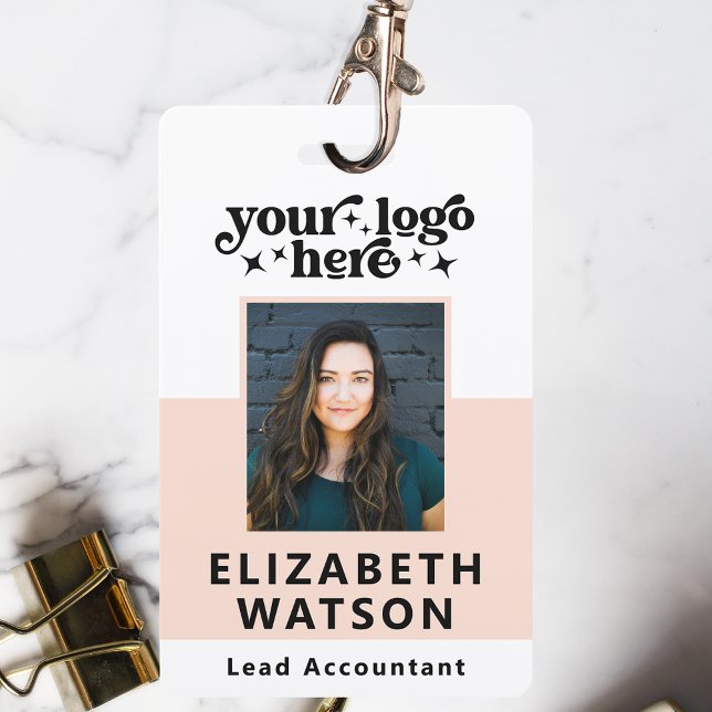 Badge Lanière de nom d'employé avec ID d'événement perso (Créateur téléchargé)