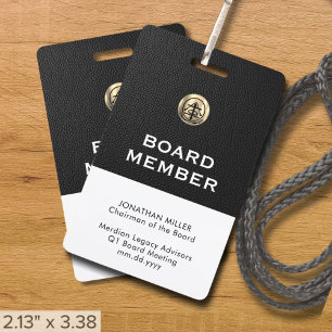 Badge Lanyard membre de la carte personnalisable avec lo