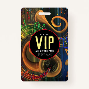 Badge L'ART de la musique VIP All Access Pass