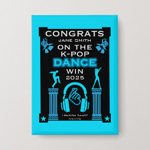 Badge Lauréat du concours de danse K-Pop Félicitations