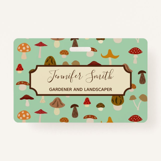 Badge L'automne répand insigne d'affaires (Devant)